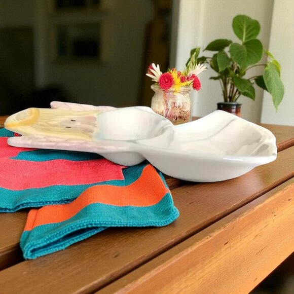 Large Ceramic Angel Platter 14" RARE - Picture 4 of 6